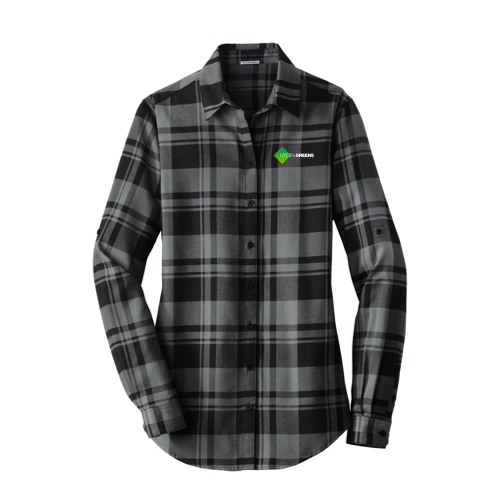 Port Authority Ladies Plaid Flannel Tunic