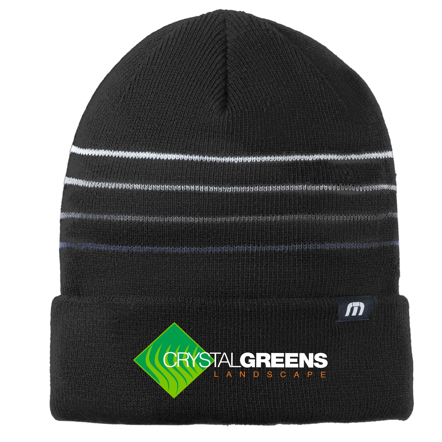 TravisMathew Striped Cuffed Beanie